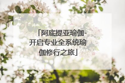 阿底提亚瑜伽-开启专业全系统瑜伽修行之旅