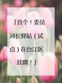 首个！委员河长驿站（试点）在台江区挂牌！