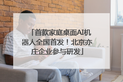 首款家庭桌面AI机器人全国首发！北京亦庄企业参与研发