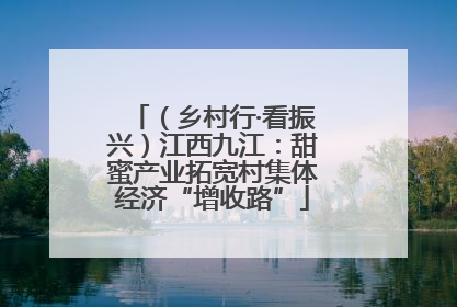 （乡村行·看振兴）江西九江：甜蜜产业拓宽村集体经济“增收路”