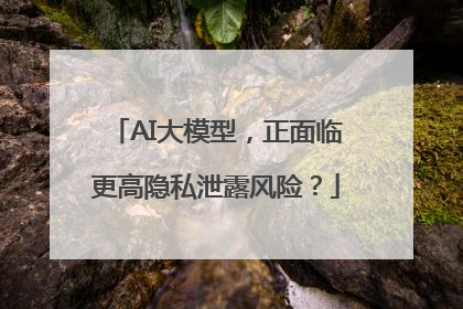 AI大模型，正面临更高隐私泄露风险？